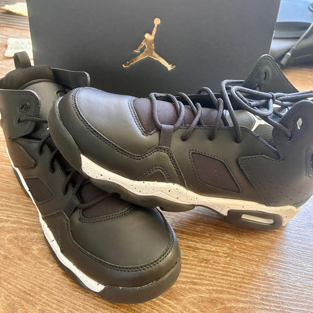 Nike Air Jordan FLTCLB ‘91 Flight Club Black & White Basketball Sneakers 6.5 Y